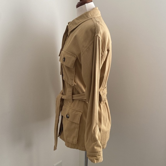Topshop Belted Safari Cargo Jacket Size 0-2 XS - Picture 4 of 10